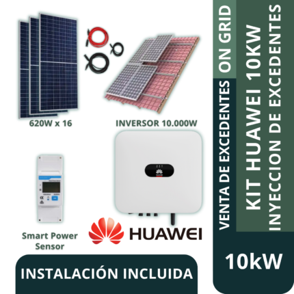 Kit huawei on grid 10kw