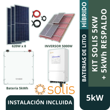 Kit Solis Híbrido 5 kW